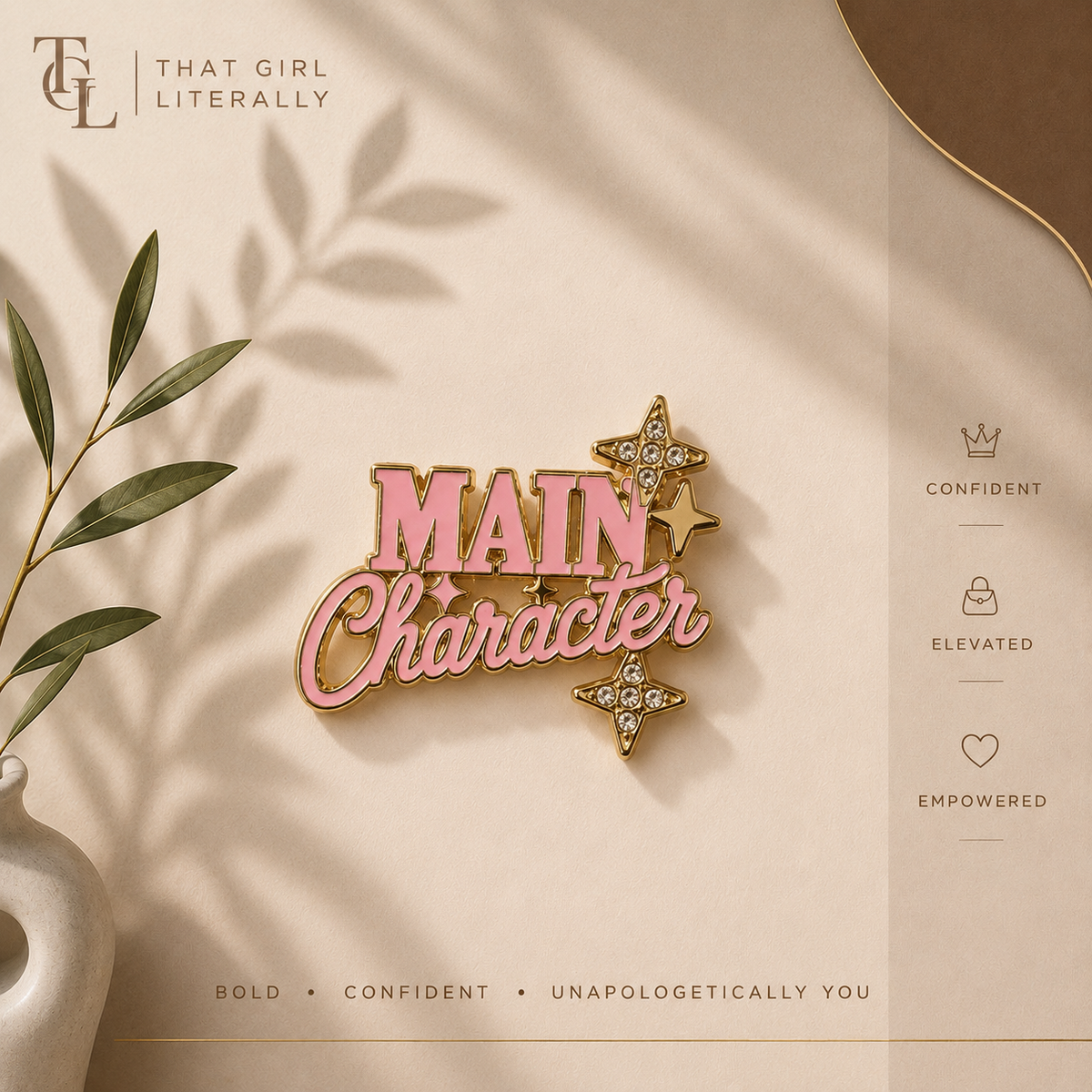 Main Character Pin